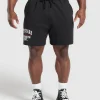 Gymshark Shorts*Trophy Graphic Shorts Black