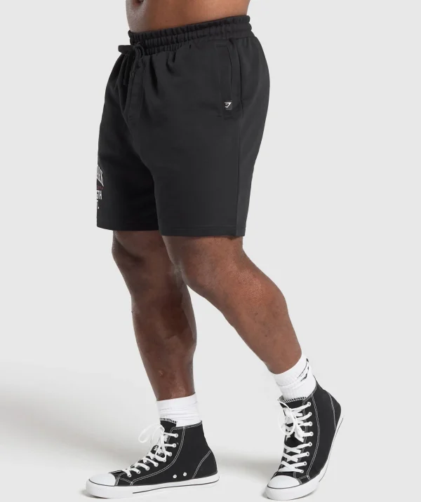 Gymshark Shorts*Trophy Graphic Shorts Black