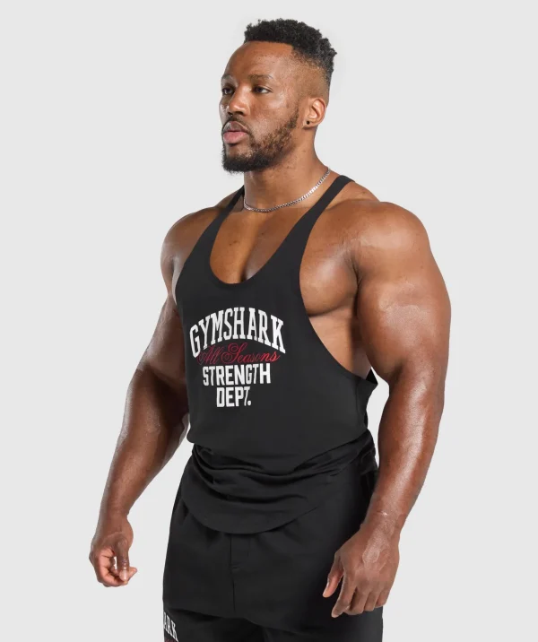 Gymshark Stringers*Trophy Graphic Stringer Black