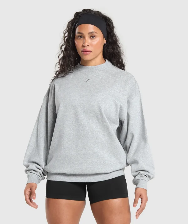 Gymshark Hoodies & Sweatshirts*Two Strong Women Sweatshirt LightGreyCoreMarl