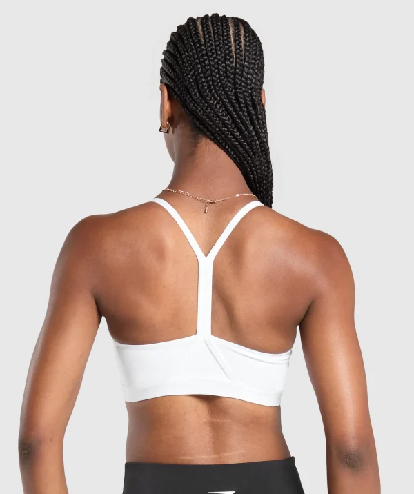 Gymshark Sports Bras*V Neck Sports Bra White