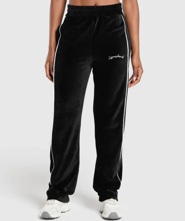 Gymshark Joggers & Sweatpants*Velour Joggers Black