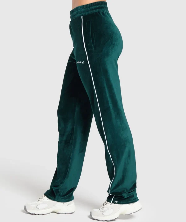 Gymshark Joggers & Sweatpants*Velour Joggers StrongTeal