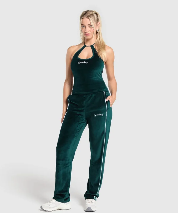 Gymshark Joggers & Sweatpants*Velour Joggers StrongTeal