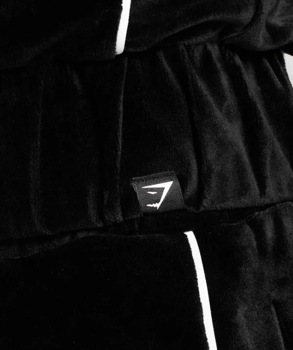 Gymshark Jackets*Velour Tracktop Black