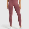 Gymshark Leggings | Seamless Leggings*Vital Seamless 2.0 Leggings BurgundyPink/Marl