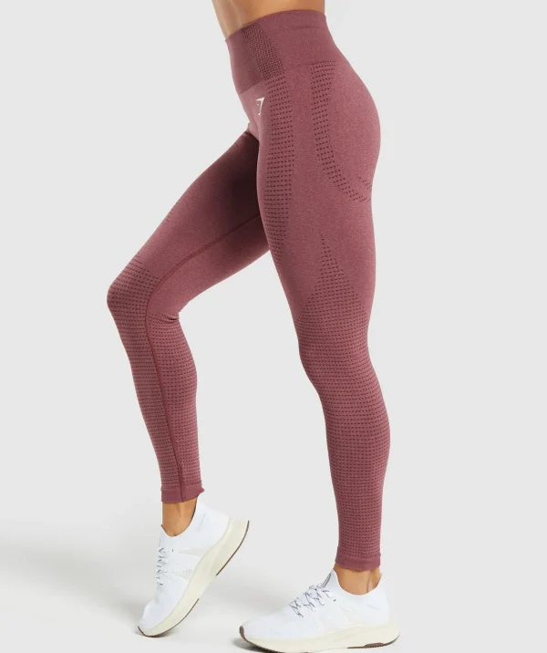 Gymshark Leggings | Seamless Leggings*Vital Seamless 2.0 Leggings BurgundyPink/Marl