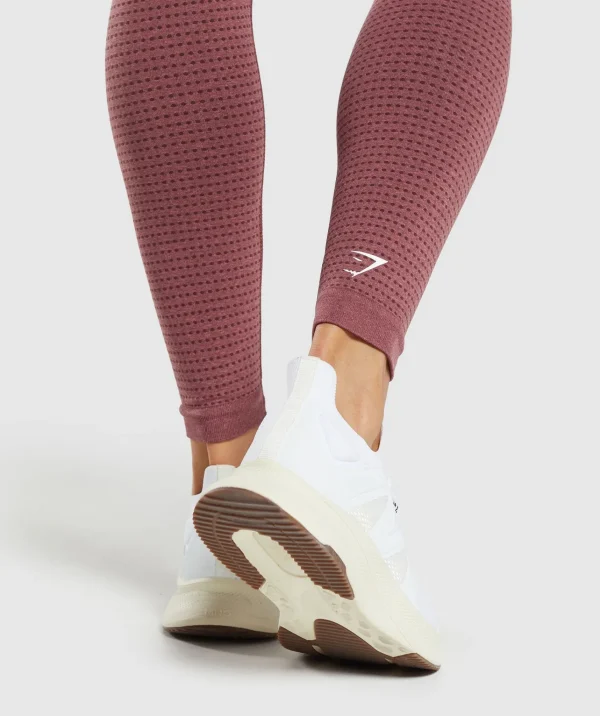 Gymshark Leggings | Seamless Leggings*Vital Seamless 2.0 Leggings BurgundyPink/Marl