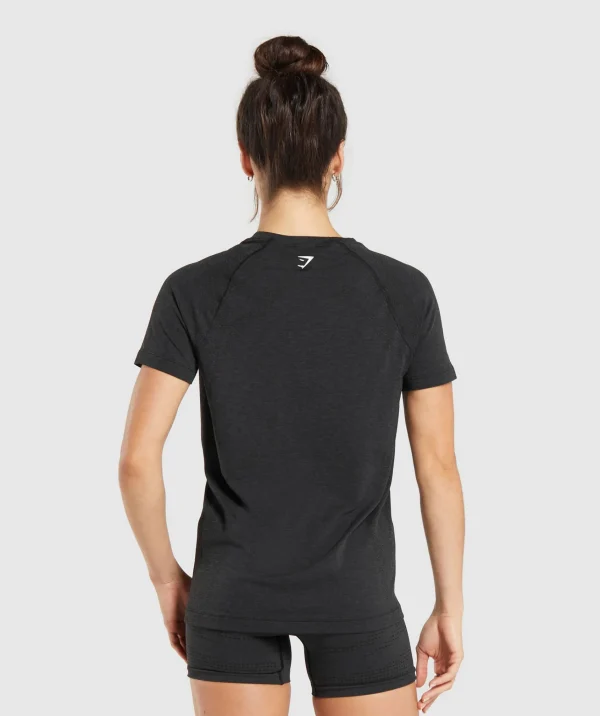 Gymshark T-shirts & Tops*Vital Seamless 2.0 Light T-Shirt BlackMarl