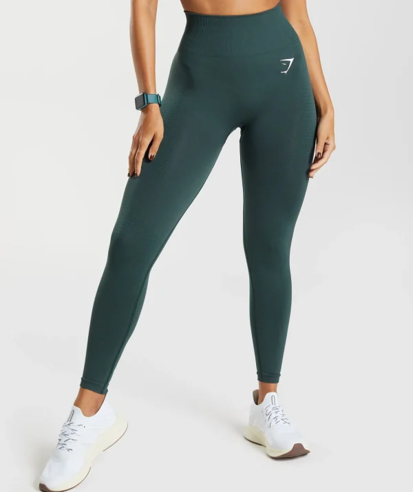 Gymshark Modest Workout Clothes & Hijabs | Leggings*Vital Seamless Leggings WoodlandGreenMarl