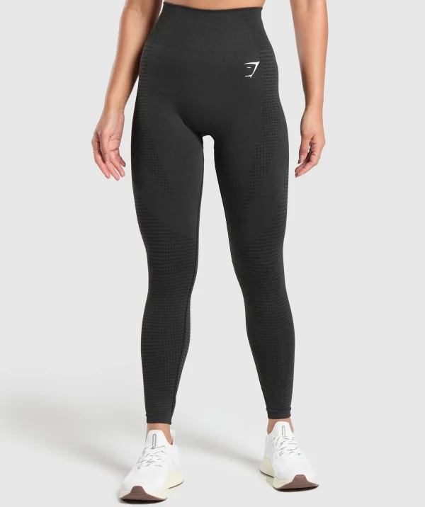 Gymshark Modest Workout Clothes & Hijabs | Leggings*Vital Seamless Leggings BlackMarl