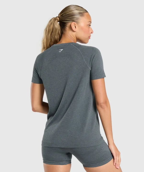 Gymshark T-shirts & Tops*Vital Seamless Light T-Shirt StrongGrey/Marl