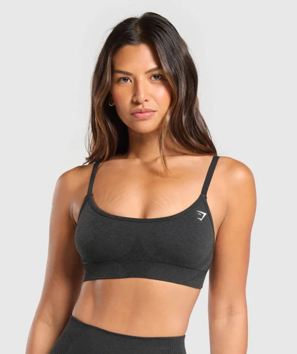 Gymshark Sports Bras*Vital Seamless Sports Bra BlackMarl