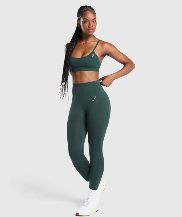 Gymshark Sports Bras*Vital Seamless Sports Bra WoodlandGreen/Marl