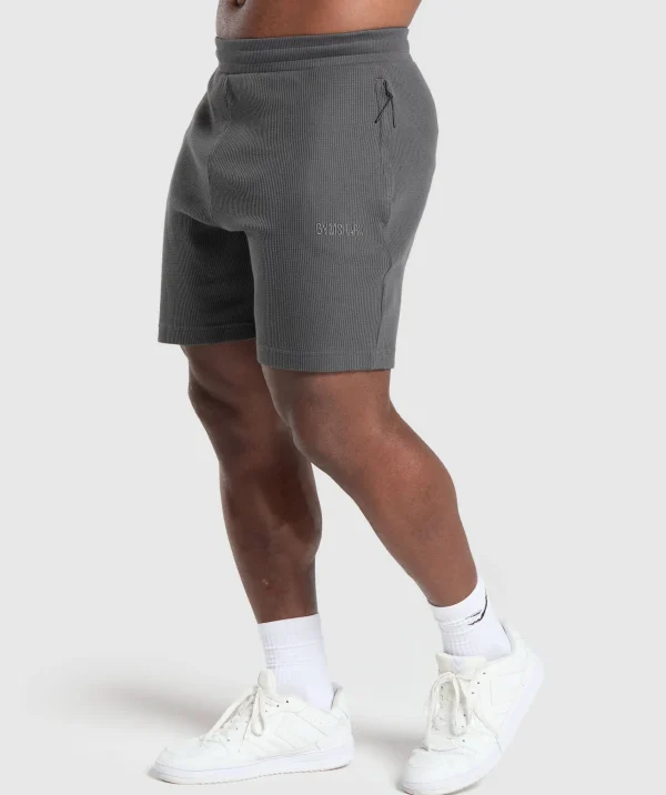 Gymshark Shorts*Waffle Shorts OnyxGrey