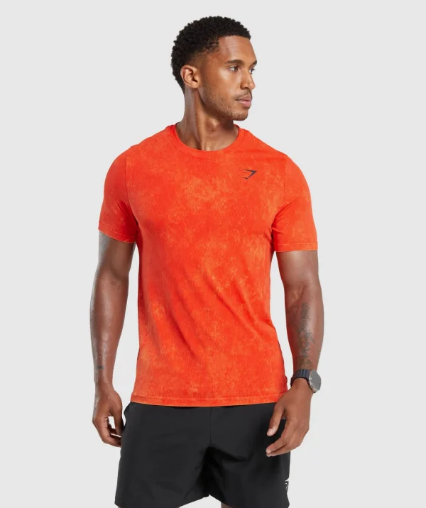 Gymshark T-shirts & Tops*Washed Seamless T-Shirt Orange