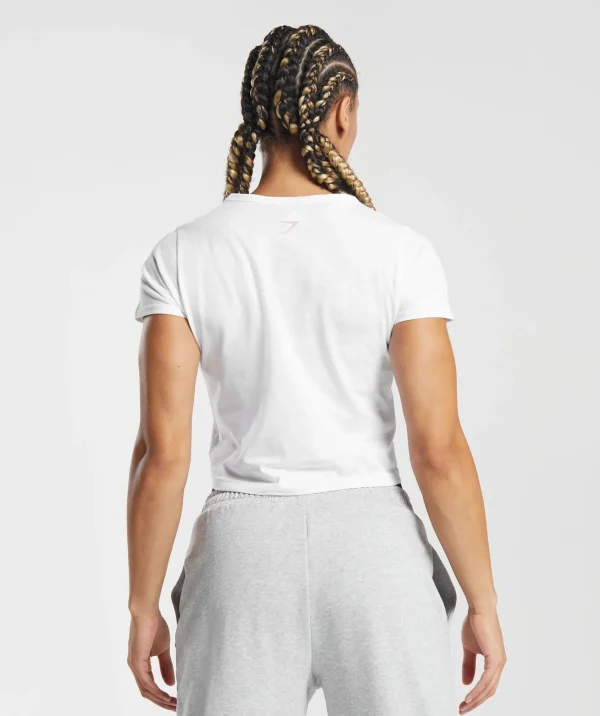 Gymshark Crop Tops | T-shirts & Tops*When I Lift Crop Top White