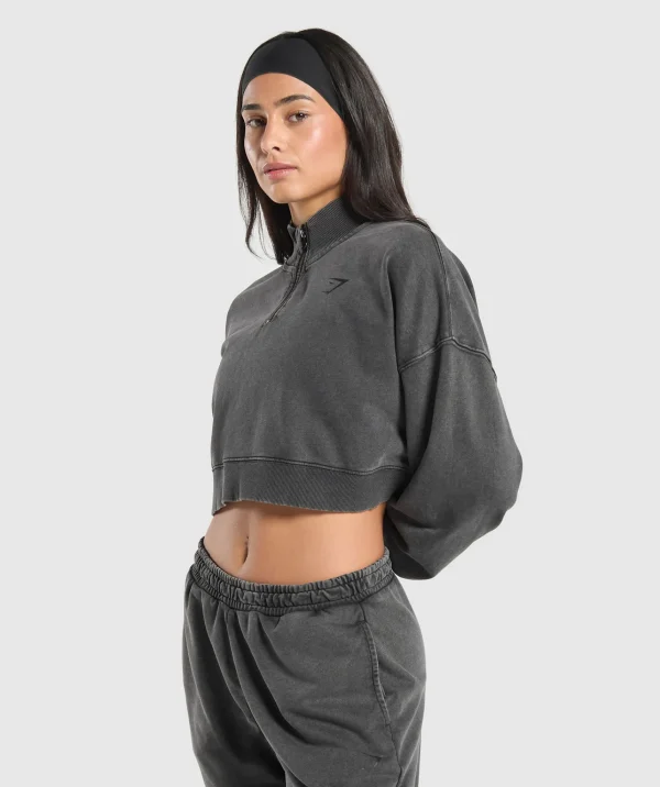 Gymshark Hoodies & Sweatshirts*Whitney 1/4 Zip Black