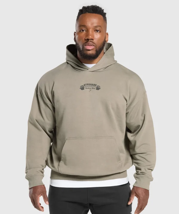 Gymshark Hoodies & Sweatshirts*Workout Gear Hoodie LinenBrown