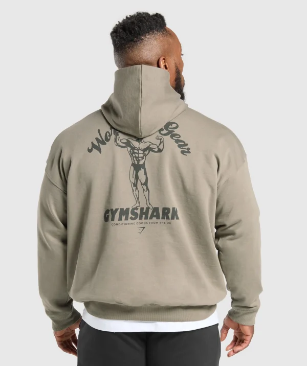 Gymshark Hoodies & Sweatshirts*Workout Gear Hoodie LinenBrown