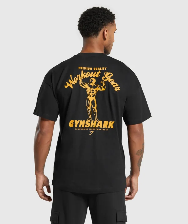 Gymshark T-shirts & Tops*Workout Gear T-Shirt Black