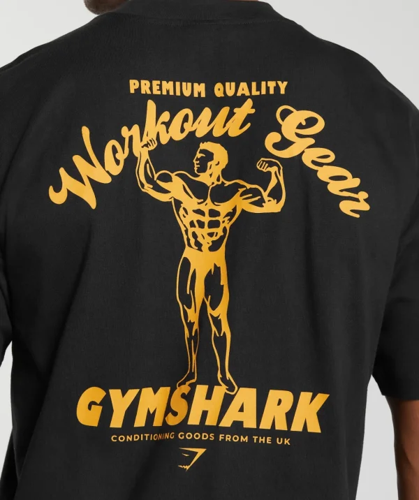 Gymshark T-shirts & Tops*Workout Gear T-Shirt Black