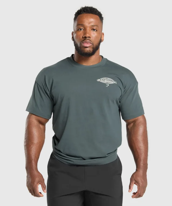 Gymshark T-shirts & Tops*Worldwide T-Shirt StrongGrey