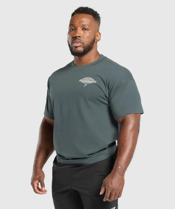 Gymshark T-shirts & Tops*Worldwide T-Shirt StrongGrey