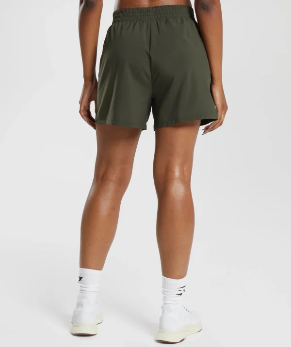 Gymshark Shorts*Woven Pocket Shorts DeepOliveGreen