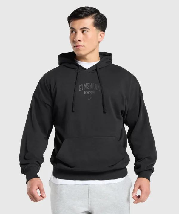 Gymshark Hoodies & Sweatshirts*XXL Graphic Hoodie Black