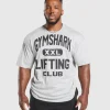 Gymshark T-shirts & Tops*XXL Graphic T-Shirt LightGreyCoreMarl