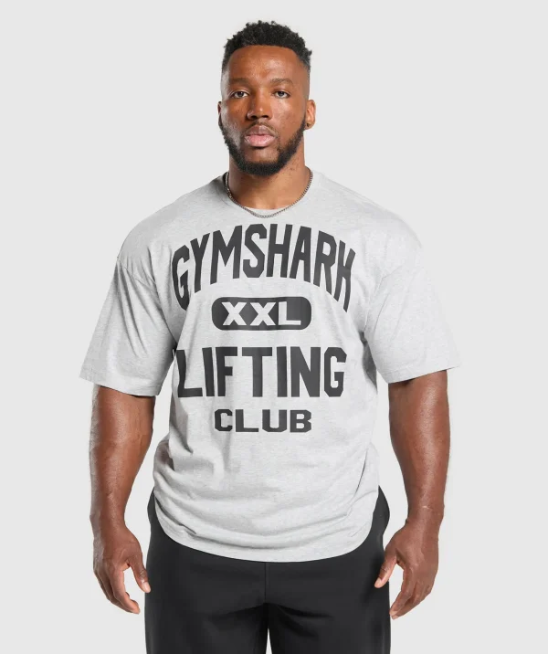 Gymshark T-shirts & Tops*XXL Graphic T-Shirt LightGreyCoreMarl