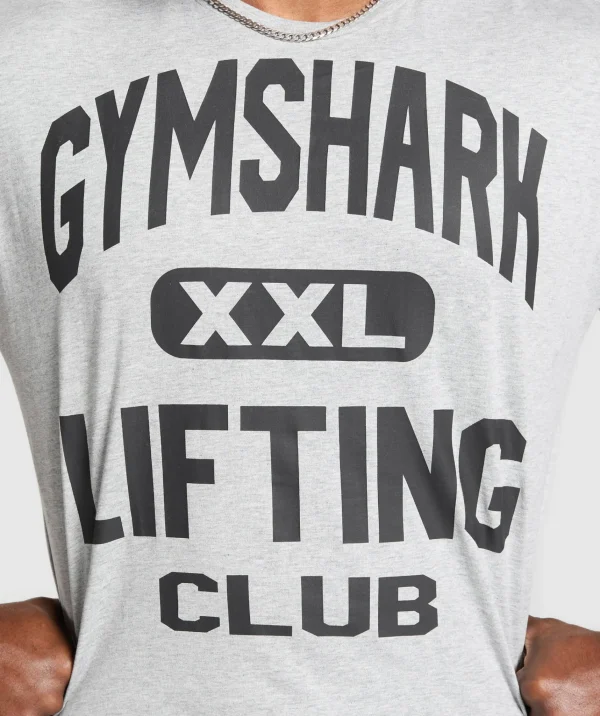 Gymshark T-shirts & Tops*XXL Graphic T-Shirt LightGreyCoreMarl