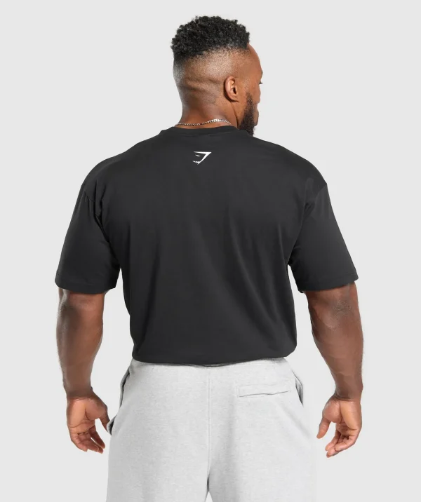 Gymshark T-shirts & Tops*XXL Graphic T-Shirt Black