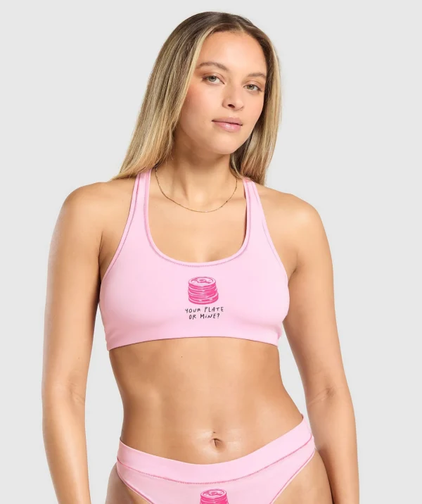 Gymshark Underwear & Basics | Women's Underwear*Your Plate or Mine Bralette DollyPink