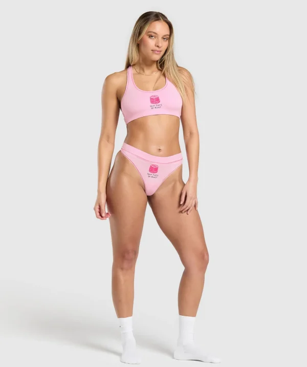 Gymshark Underwear & Basics | Women's Underwear*Your Plate or Mine Bralette DollyPink