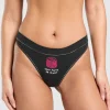 Gymshark Underwear & Basics | Women's Underwear*Your Plate or Mine Cotton Thong Black