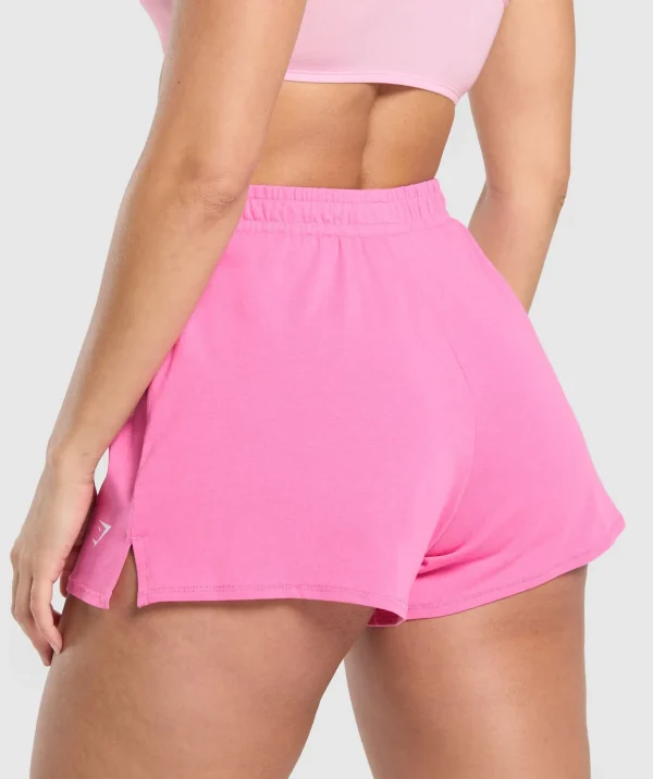 Gymshark Shorts*Your Plate or Mine Cotton Shorts PhysicalPink